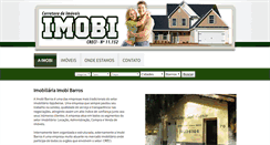 Desktop Screenshot of imobibarros.com.br